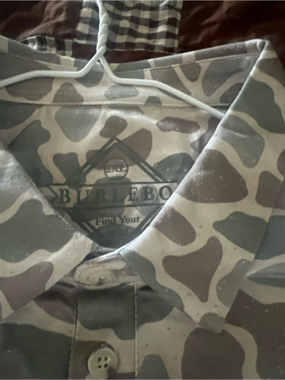BURLEBO XXL Classic Deer Camp Performance Polo